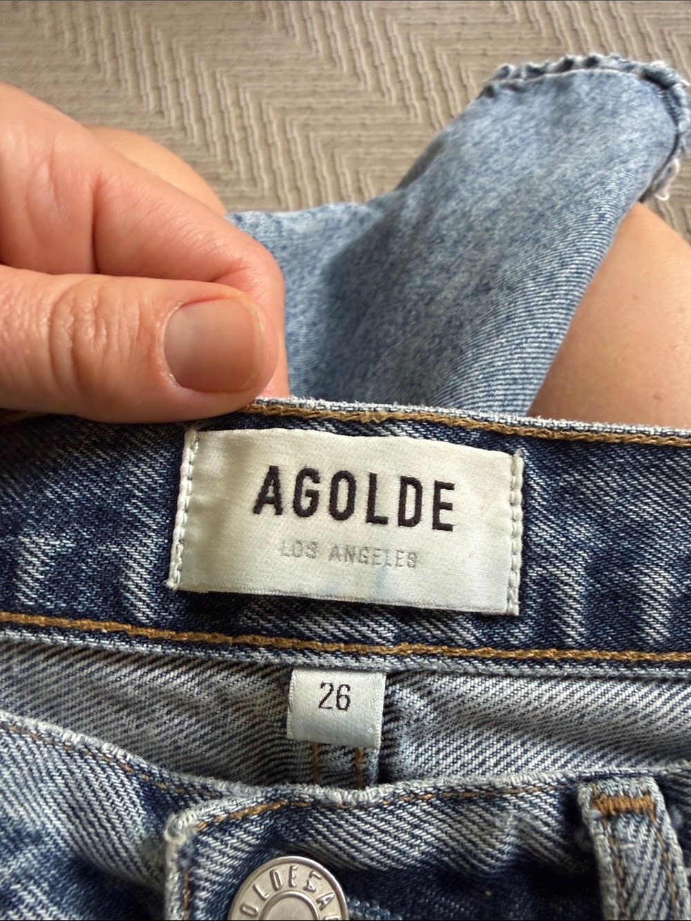 Agolde size 26 Lana straight jeans - Picture 4 of 6